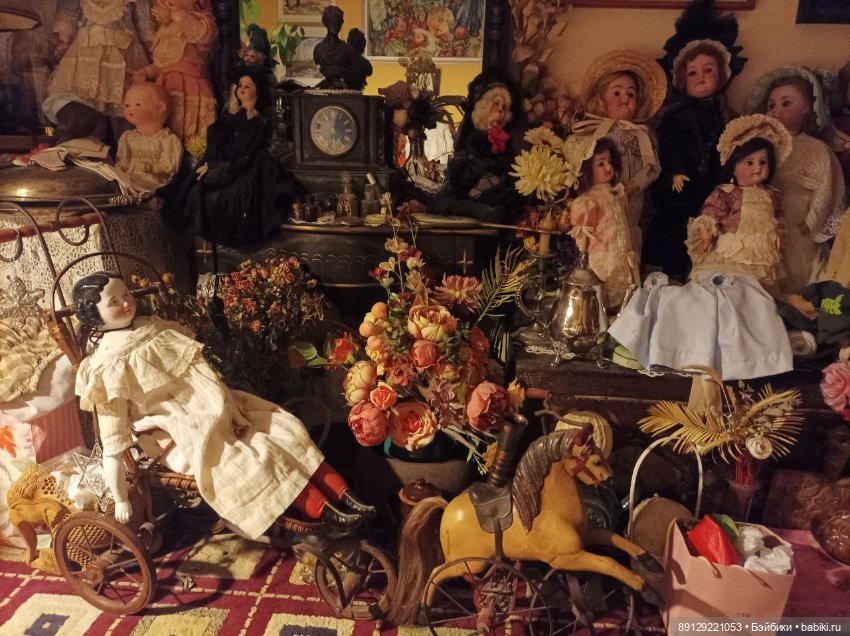 Вечерняя сказка — Редкие антикварные куклы и реплики: воск (фото 6)