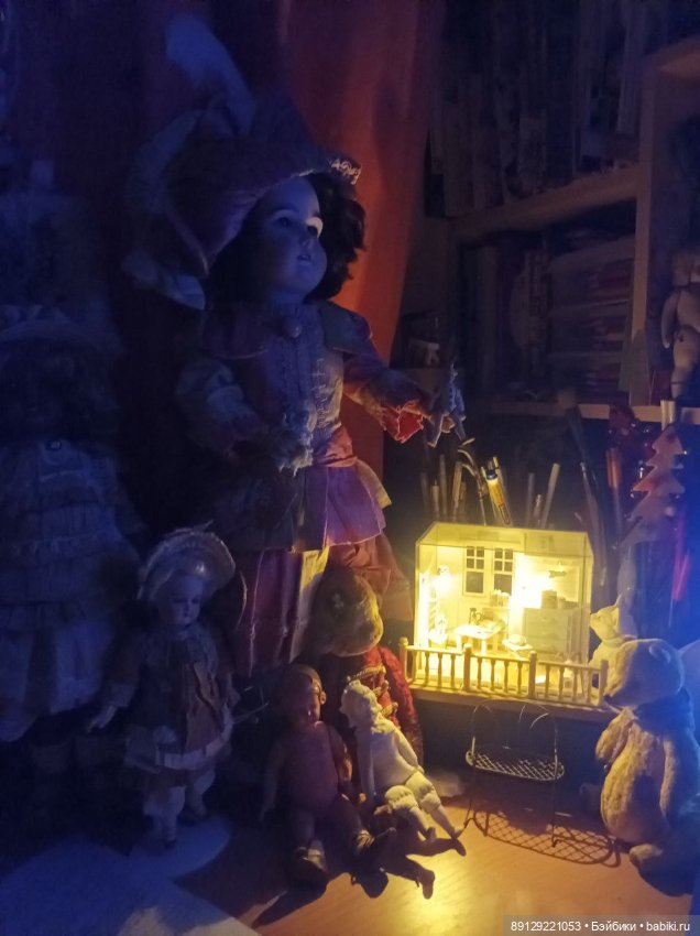 Вечерняя сказка — Редкие антикварные куклы и реплики: воск (фото 2)