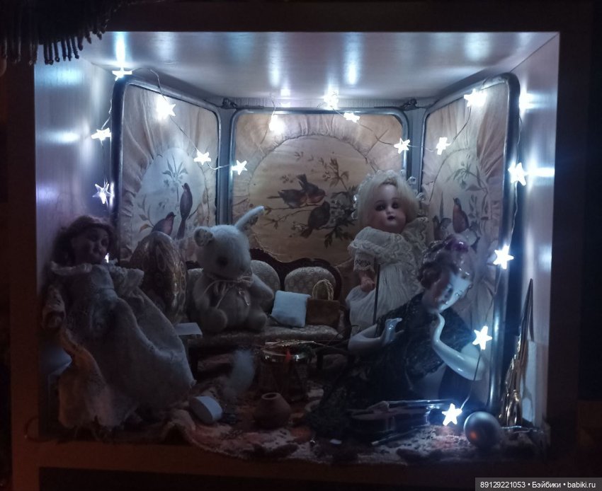 Вечерняя сказка — Редкие антикварные куклы и реплики: воск (фото 5)