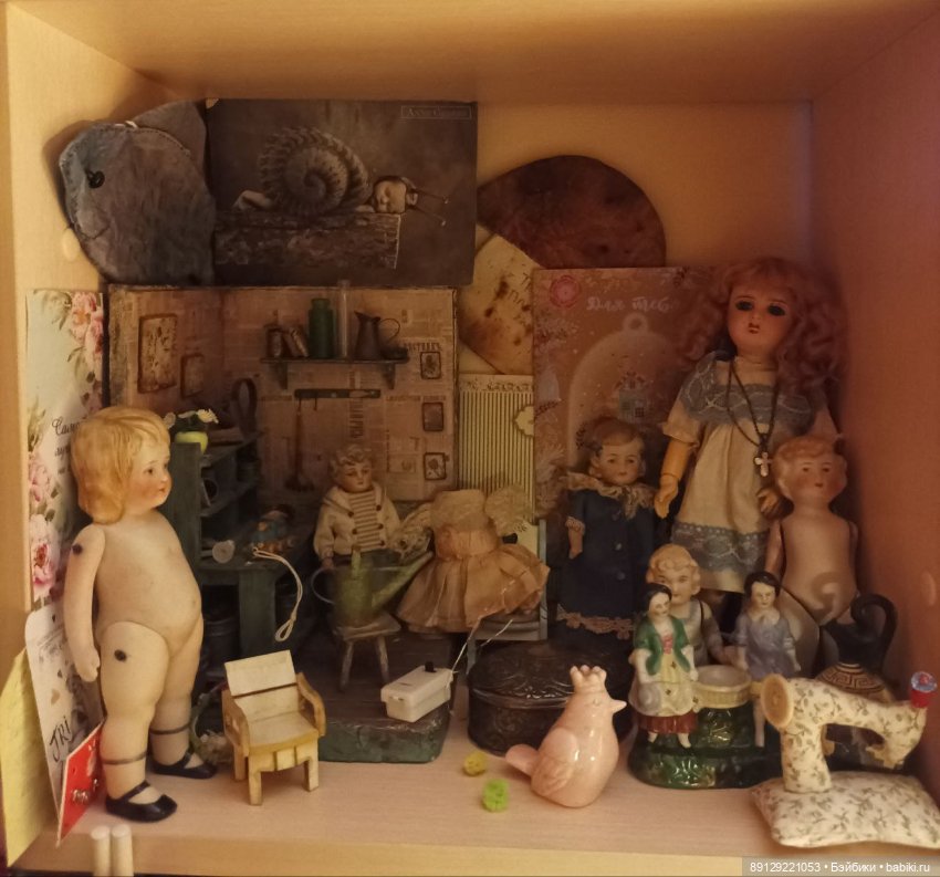 Вечерняя сказка — Редкие антикварные куклы и реплики: воск (фото 4)