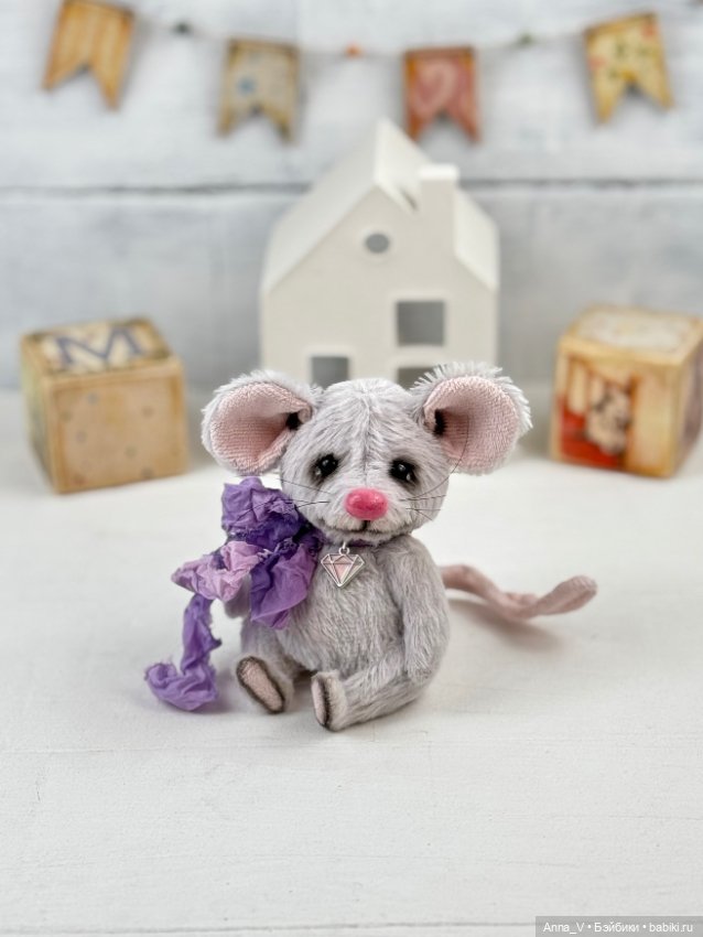 Тедди мышонок Кексик — Авторские мишки Тедди и друзья: фото