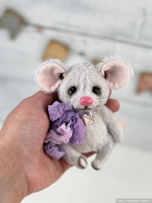 Тедди мышонок Кексик — Авторские мишки Тедди и друзья: фото (фото 4)