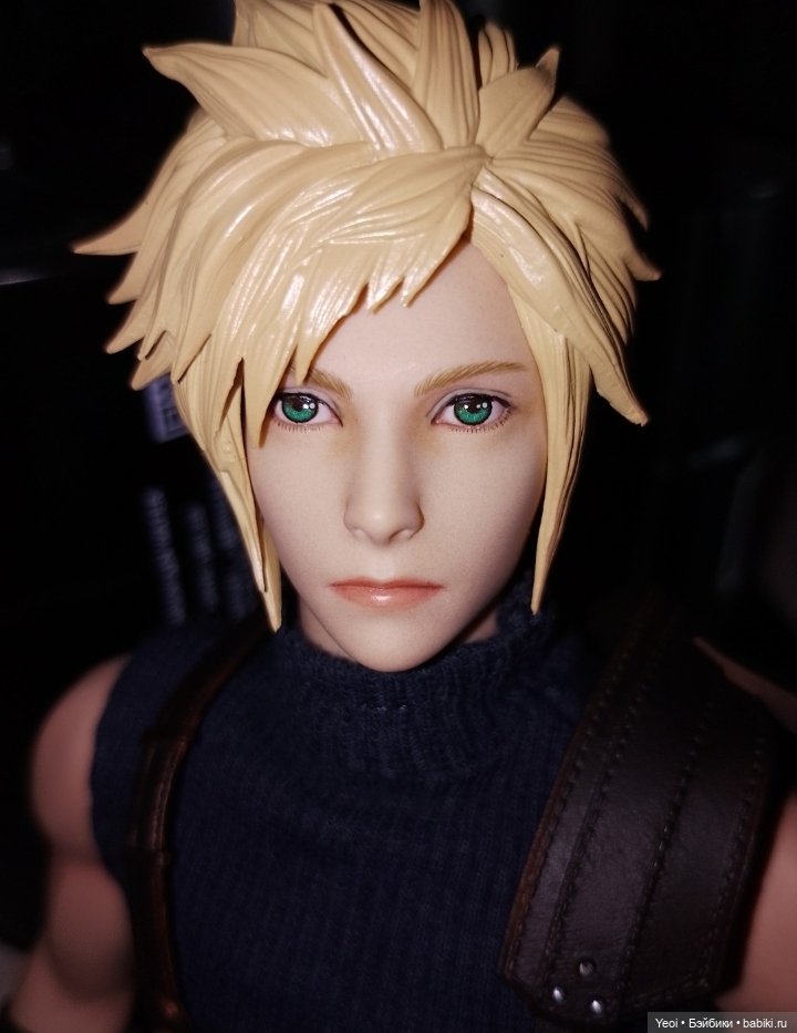 Фигурка, экшен модель Клауд Страйф. Cloud Strife. Final Fantasy VII Remake. Последняя фантазия 7.VTS Toys (Virtual Toys) масштаб 1/6