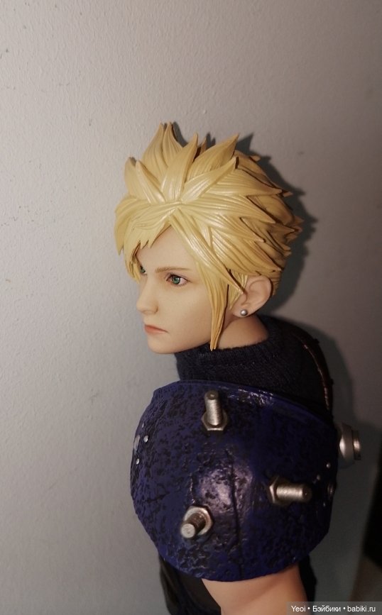 Фигурка, экшен модель Клауд Страйф. Cloud Strife. Final Fantasy VII Remake. Последняя фантазия 7.VTS Toys (Virtual Toys) масштаб 1/6