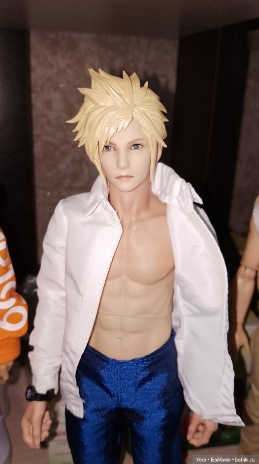 Гибрид. Голова Клауда Страйфа от VTS Toys (Virtual Toys) масштаб 1/6 на тело Damtoys (фото 4)