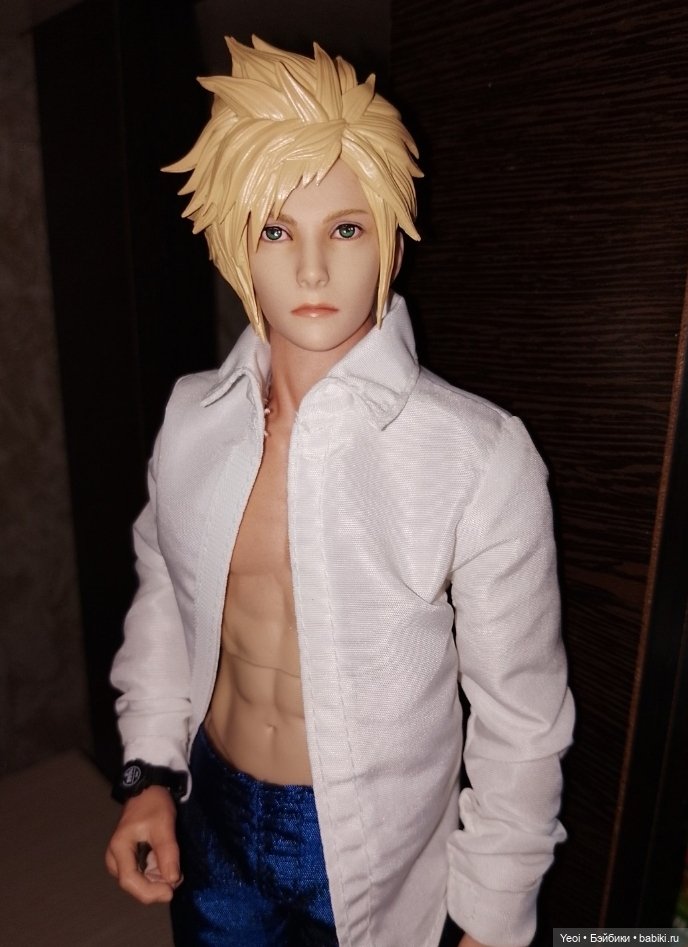 Гибрид. Голова Клауда Страйфа от VTS Toys (Virtual Toys) масштаб 1/6 на тело Damtoys (фото 8)