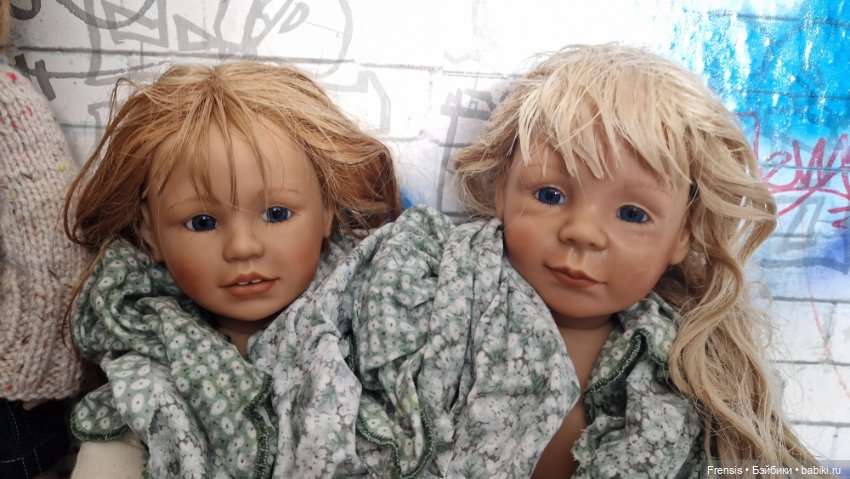 Bettina Feigenspan коллекционные куклы Zapf Ольга и Каролина