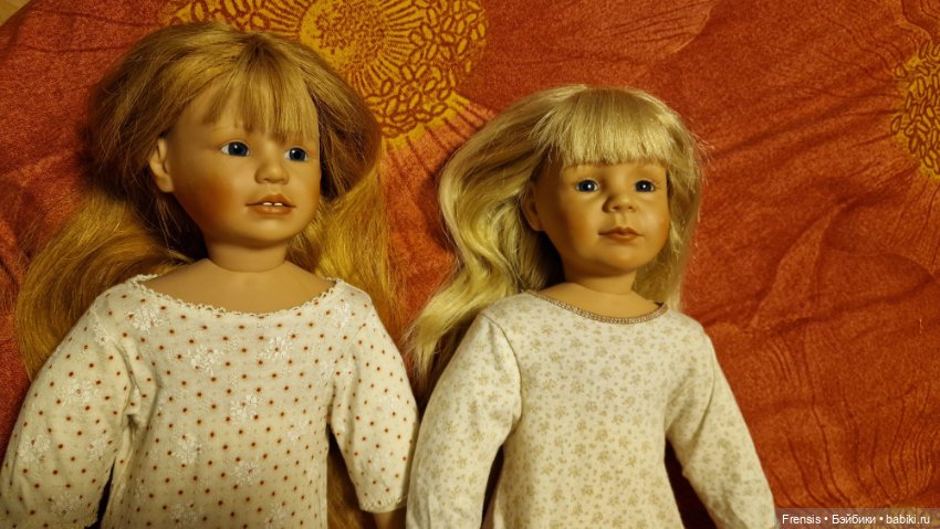 Bettina Feigenspan коллекционные куклы Zapf Ольга и Каролина (фото 9)