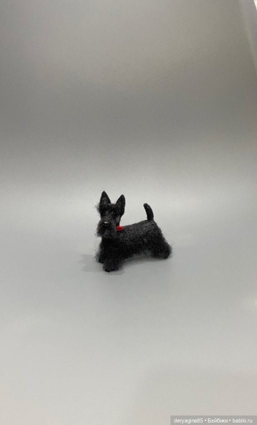 Скотч терьер — Валяные игрушки из шерсти: сухое валяние (фото 6)