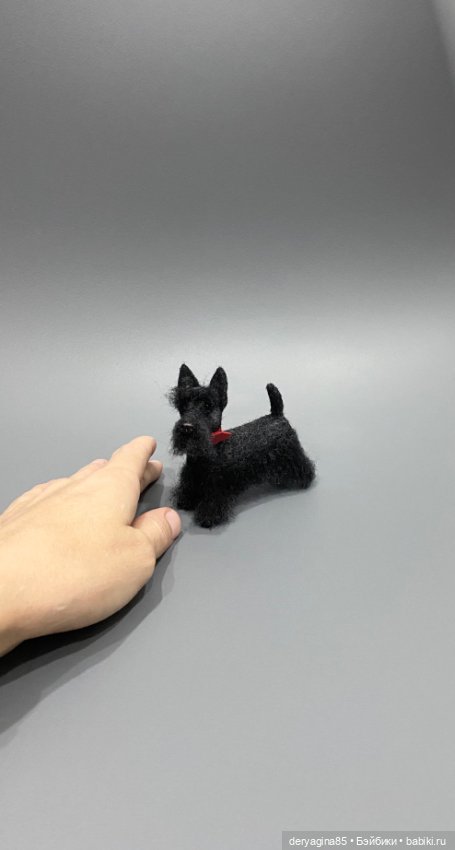 Скотч терьер — Валяные игрушки из шерсти: сухое валяние (фото 10)