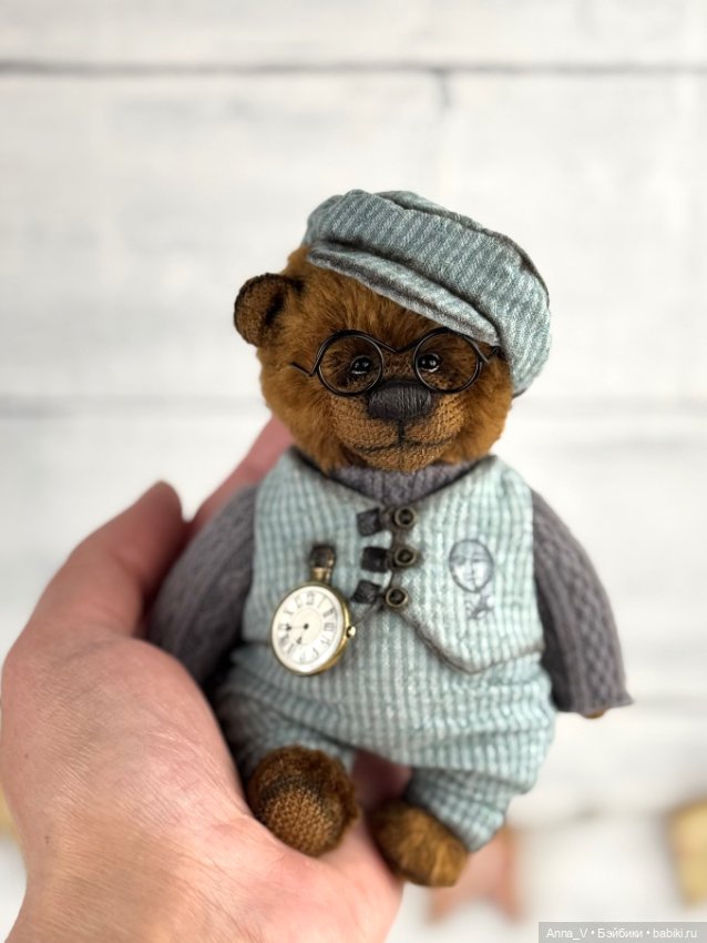 Тедди мишка Тимофей — Авторские мишки Тедди и друзья: фото (фото 2)