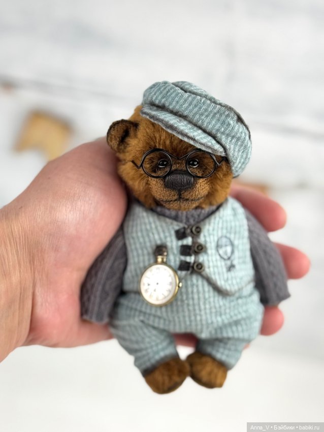 Тедди мишка Тимофей — Авторские мишки Тедди и друзья: фото (фото 3)