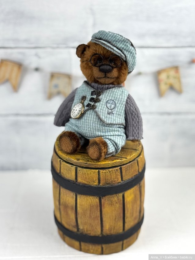 Тедди мишка Тимофей — Авторские мишки Тедди и друзья: фото (фото 6)