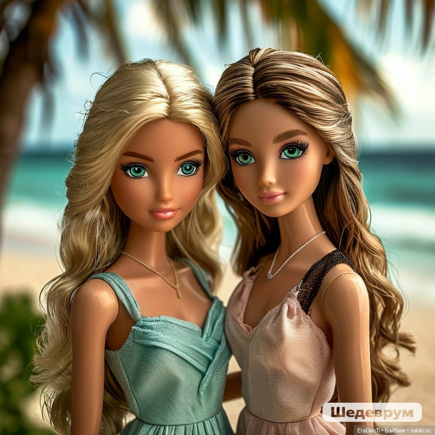 Барби и ИИ 💘🌷💃🏼🌸😍🌹 что у меня вышло