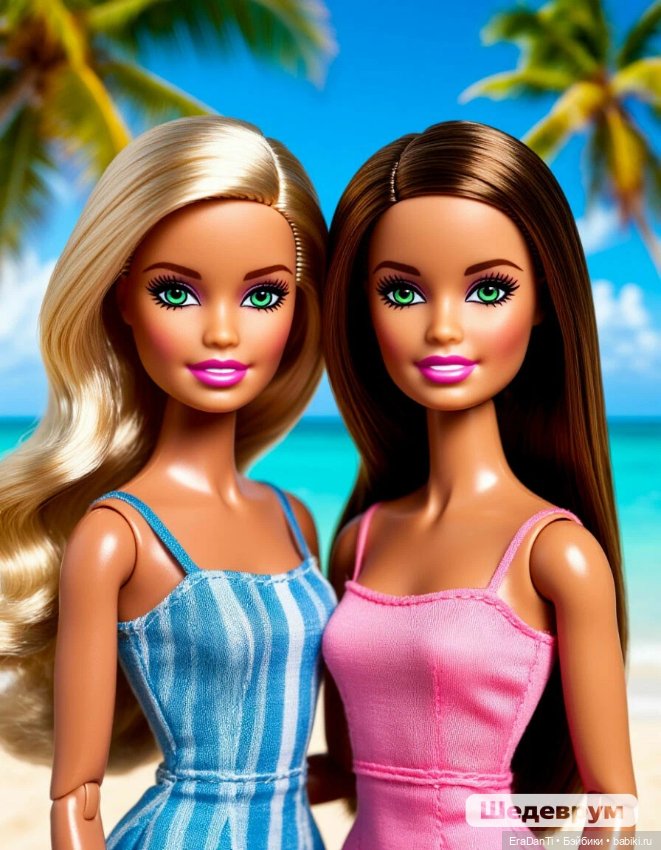 Барби и ИИ 💘🌷💃🏼🌸😍🌹 что у меня вышло