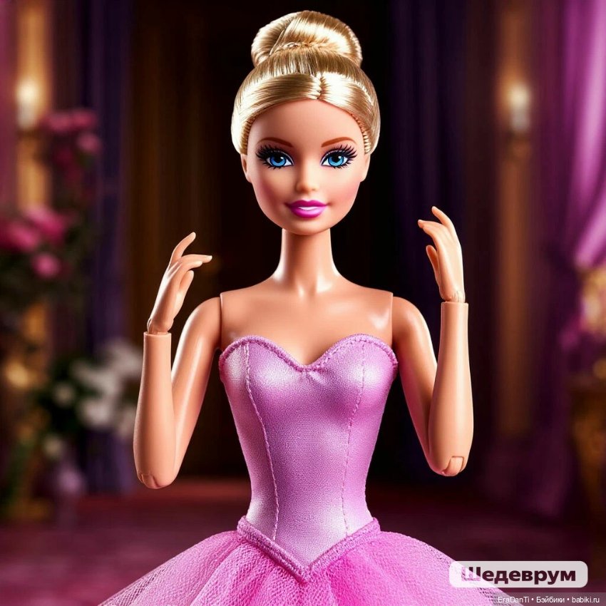 Барби и ИИ 💘🌷💃🏼🌸😍🌹 что у меня вышло (фото 2)