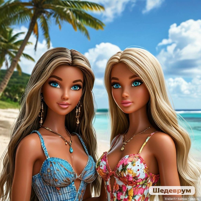 Барби и ИИ 💘🌷💃🏼🌸😍🌹 что у меня вышло