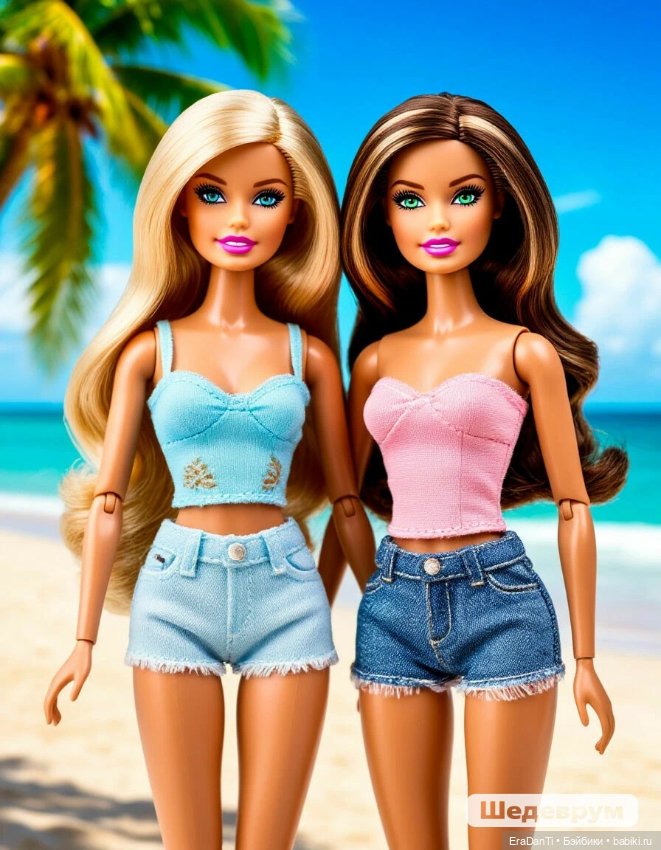Барби и ИИ 💘🌷💃🏼🌸😍🌹 что у меня вышло