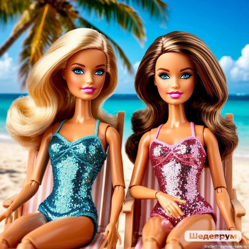 Барби и ИИ 💘🌷💃🏼🌸😍🌹 что у меня вышло