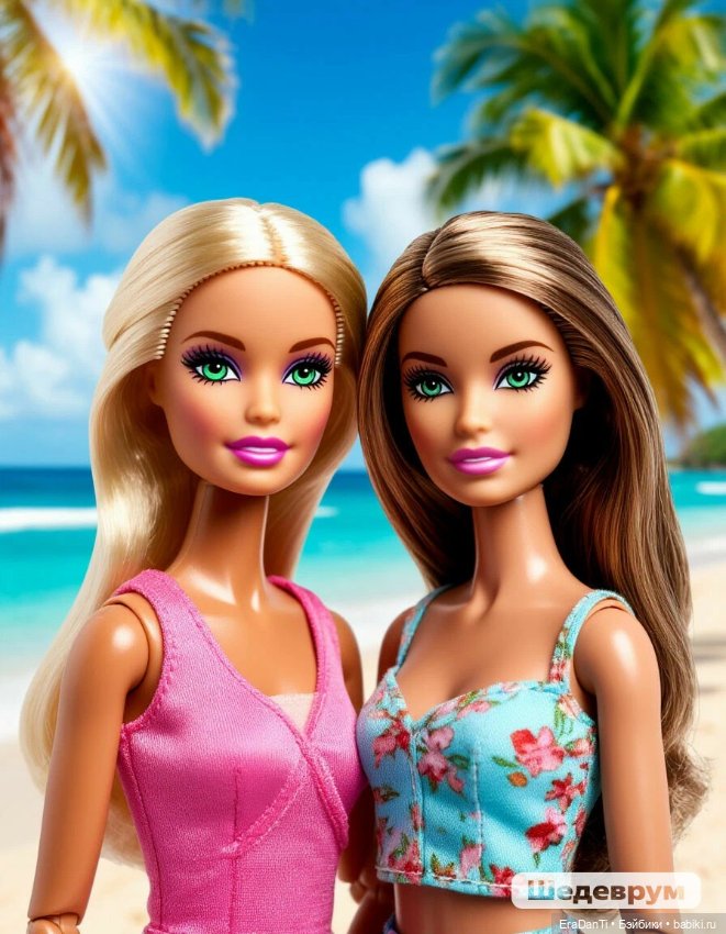 Барби и ИИ 💘🌷💃🏼🌸😍🌹 что у меня вышло