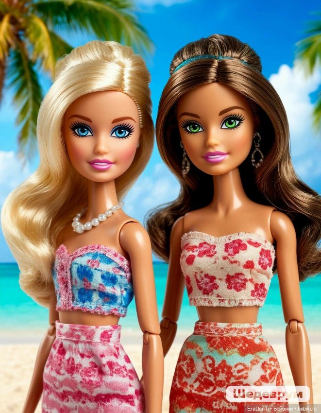 Барби и ИИ 💘🌷💃🏼🌸😍🌹 что у меня вышло