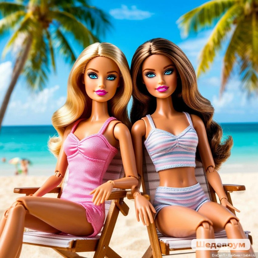 Барби и ИИ 💘🌷💃🏼🌸😍🌹 что у меня вышло