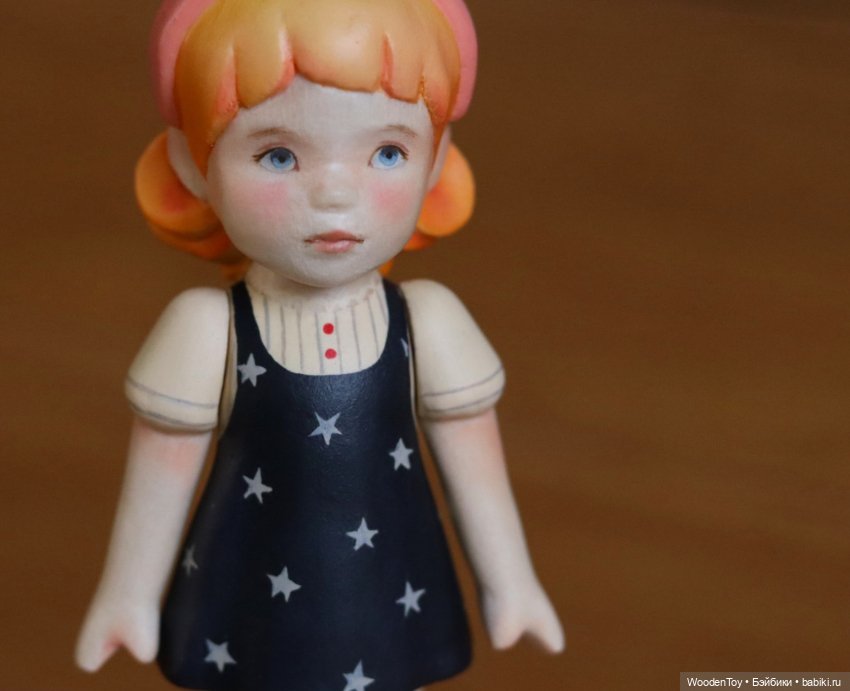 Трое из липового царства — Авторские куклы из дерева (фото 4)