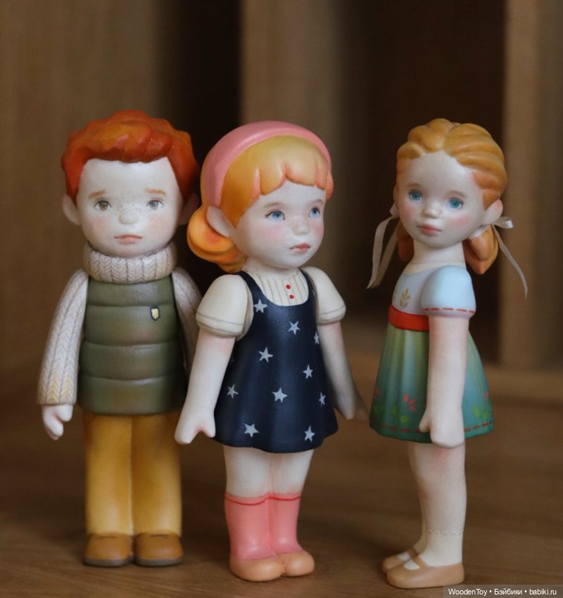 Трое из липового царства — Авторские куклы из дерева (фото 9)