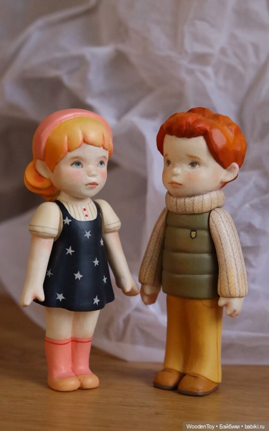 Трое из липового царства — Авторские куклы из дерева (фото 2)