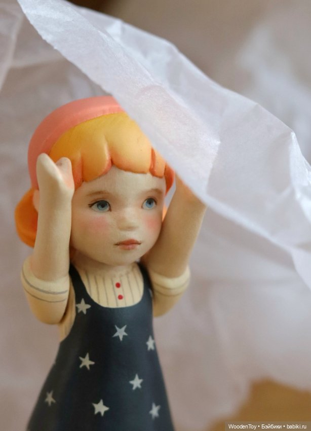 Трое из липового царства — Авторские куклы из дерева (фото 10)
