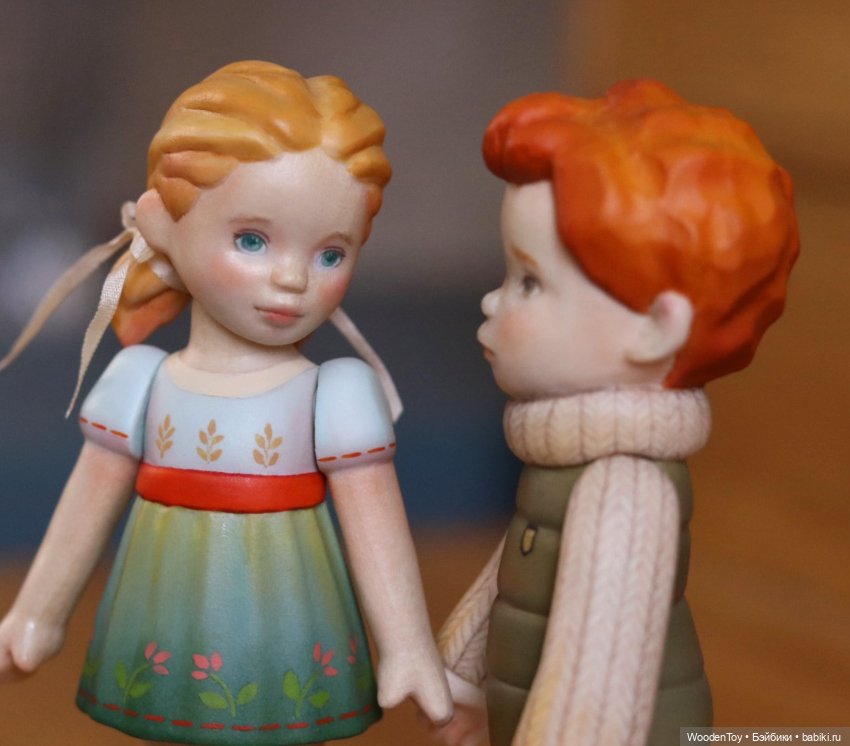 Трое из липового царства — Авторские куклы из дерева