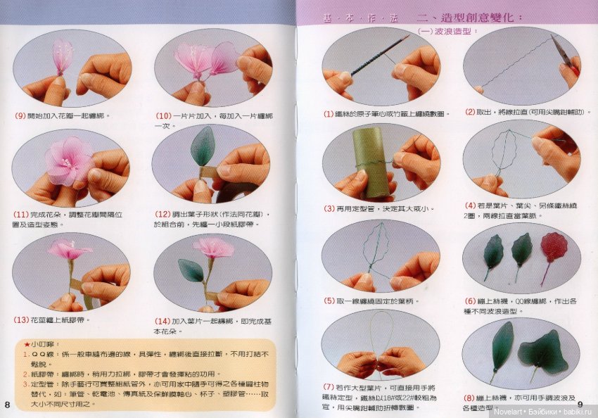 Цветы из капрона - своими руками (фото 3)