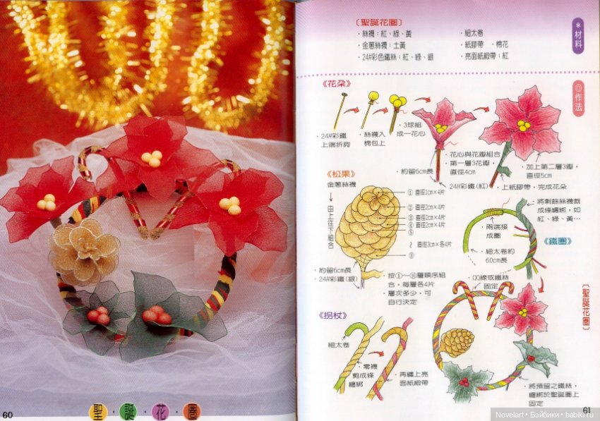 Цветы из капрона - своими руками