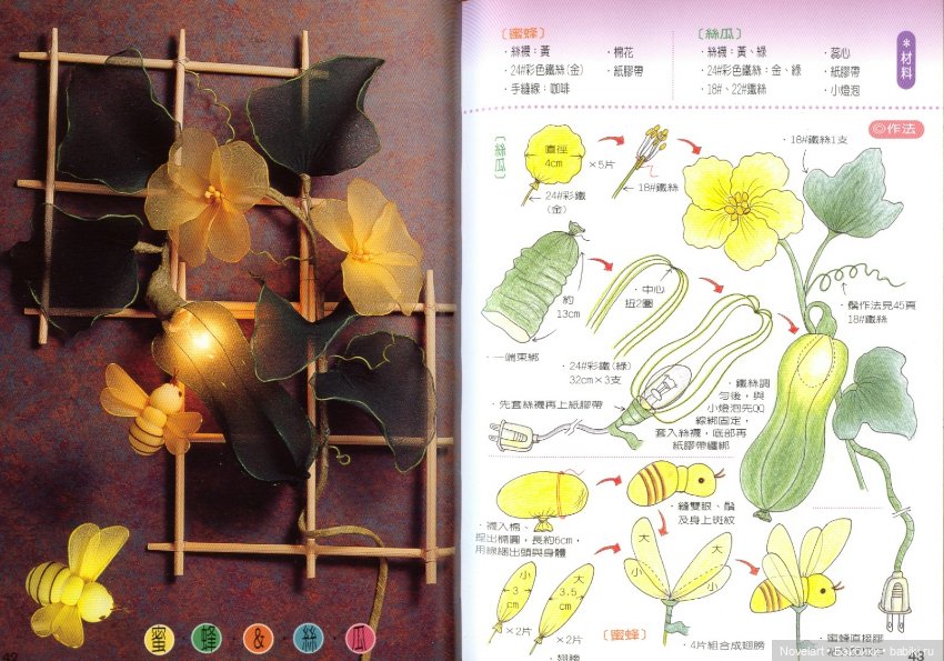 Цветы из капрона - своими руками