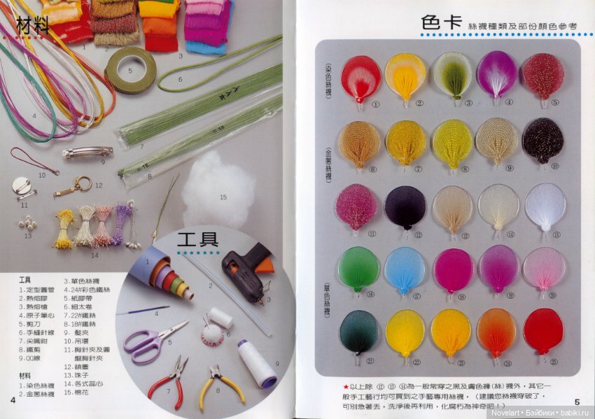 Цветы из капрона - своими руками