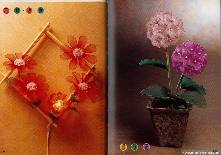 Цветы из капрона - своими руками