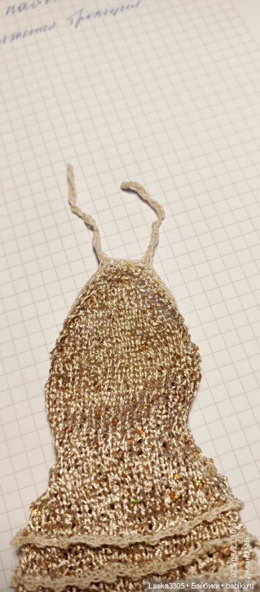 Платье для кукол по типу Барби (фото 4)