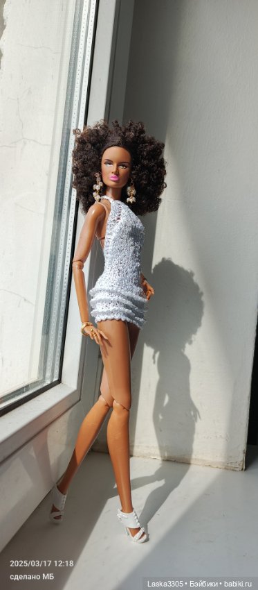 Платье для кукол по типу Барби (фото 9)