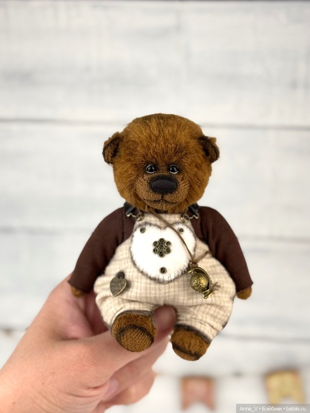 Тедди мишка Мика — Авторские мишки Тедди и друзья: фото (фото 2)