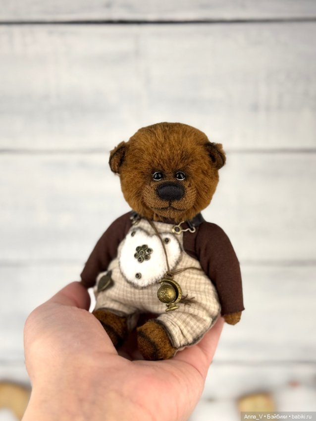 Тедди мишка Мика — Авторские мишки Тедди и друзья: фото (фото 4)