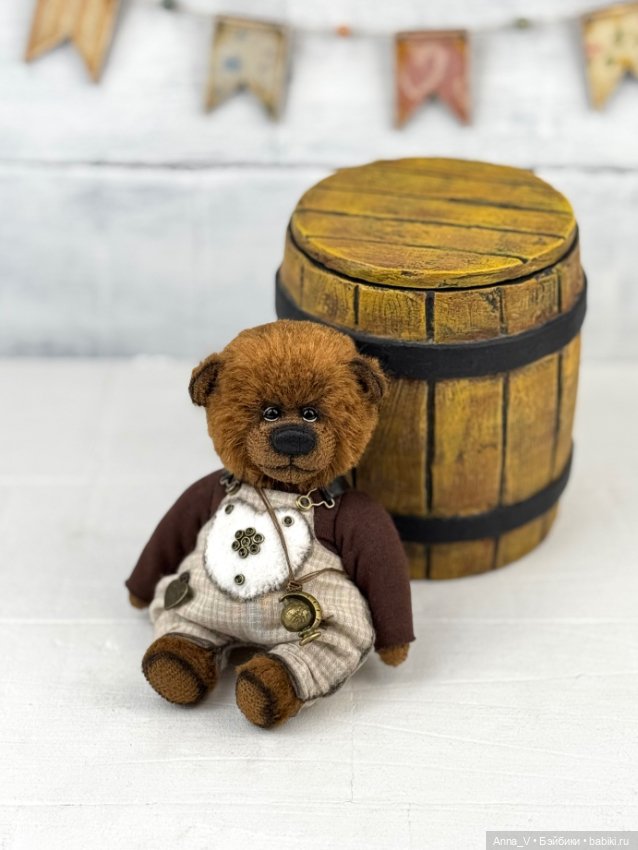 Тедди мишка Мика — Авторские мишки Тедди и друзья: фото (фото 7)