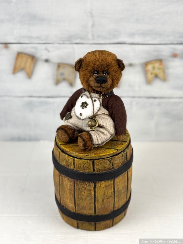 Тедди мишка Мика — Авторские мишки Тедди и друзья: фото (фото 6)