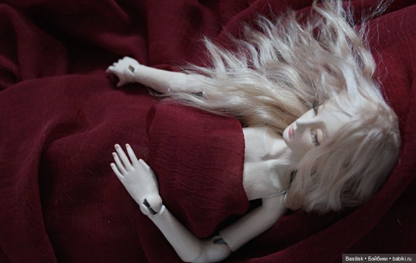 Карамелька в бордо — Авторские шарнирные куклы своими руками: лепка