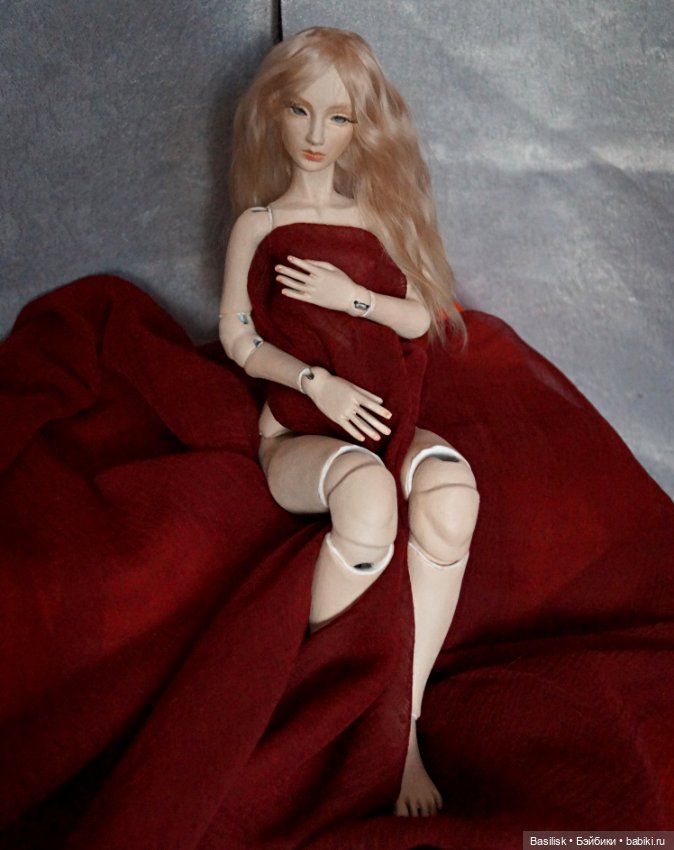 Карамелька в бордо — Авторские шарнирные куклы своими руками: лепка (фото 2)