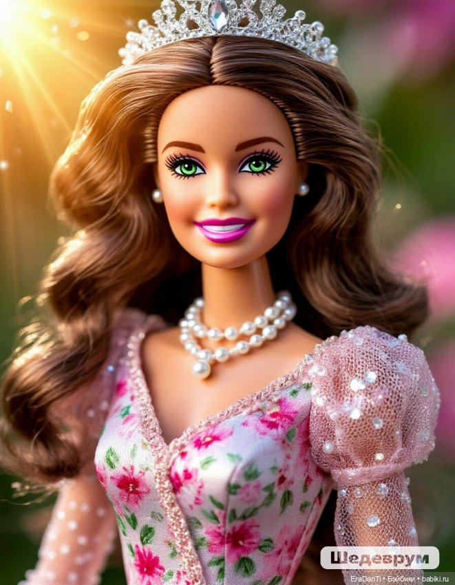 Барби и Шедеврум - прекрасные принцессы и русалочки🌸🧜🏻‍♀️👸🏼🌹 (фото 8)