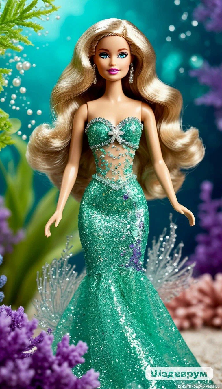 Барби и Шедеврум - прекрасные принцессы и русалочки🌸🧜🏻‍♀️👸🏼🌹
