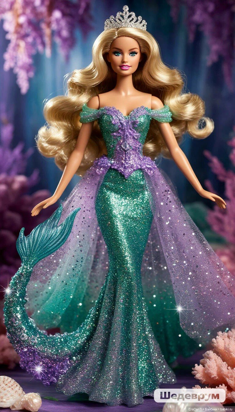 Барби и Шедеврум - прекрасные принцессы и русалочки🌸🧜🏻‍♀️👸🏼🌹
