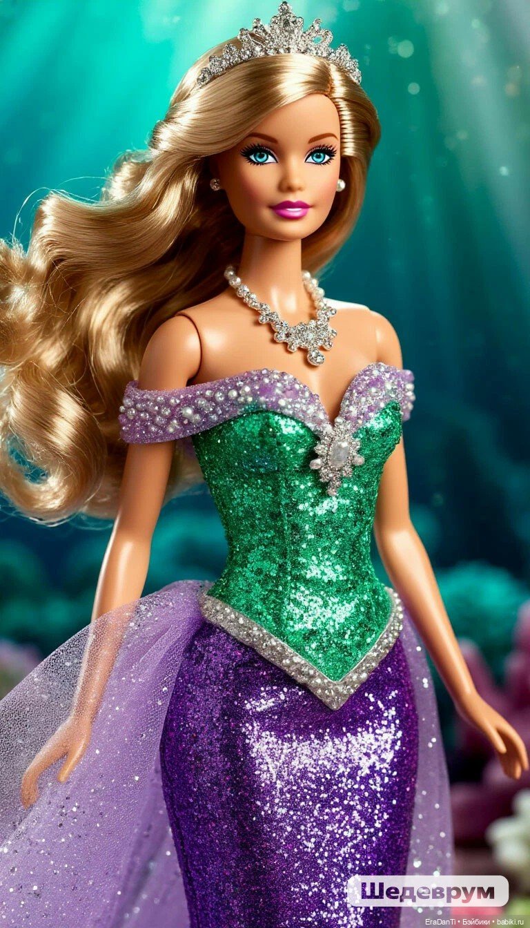 Барби и Шедеврум - прекрасные принцессы и русалочки🌸🧜🏻‍♀️👸🏼🌹