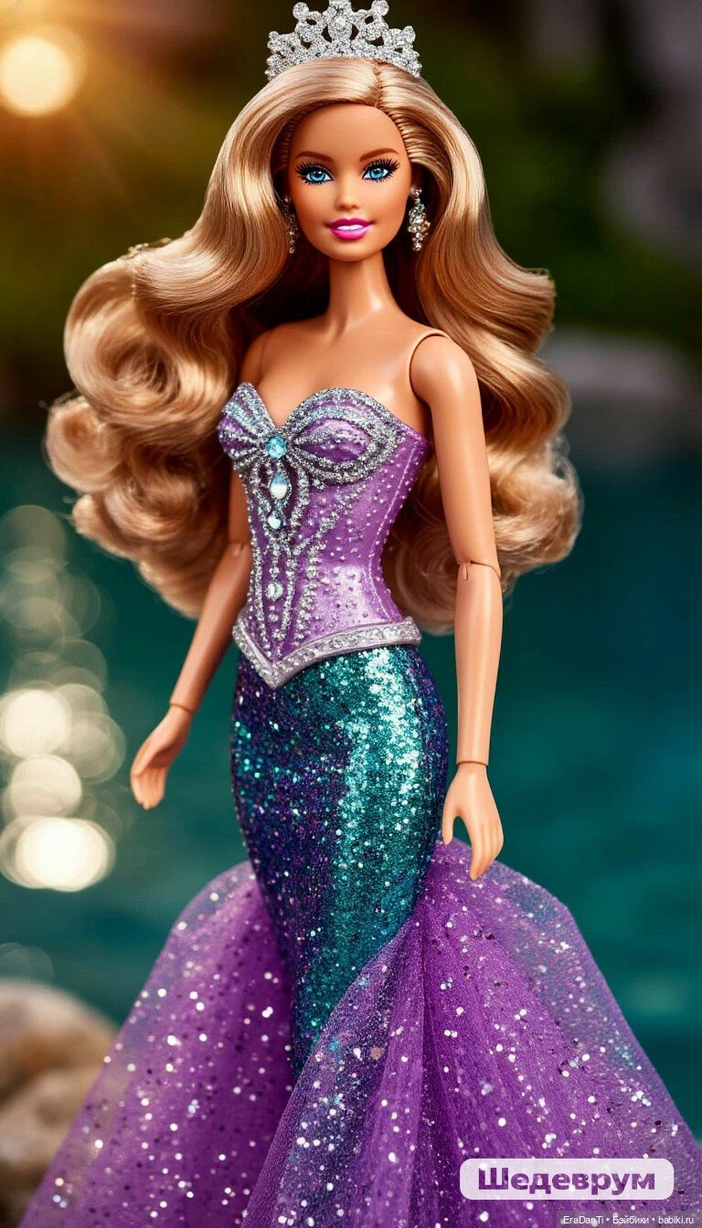 Барби и Шедеврум - прекрасные принцессы и русалочки🌸🧜🏻‍♀️👸🏼🌹