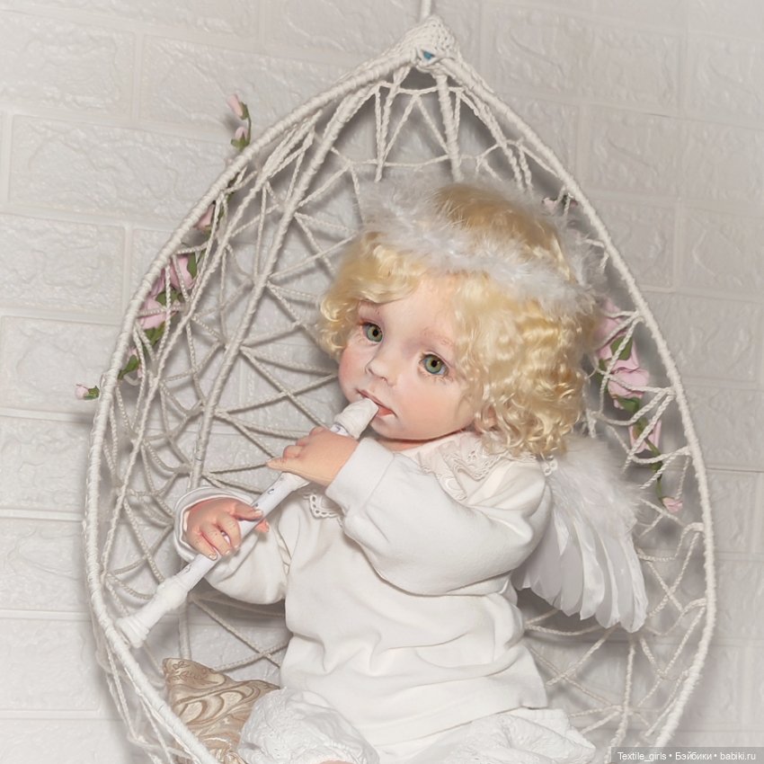 Кукла текстильная Ангел — Авторские текстильные куклы: Вальдорфские (фото 5)